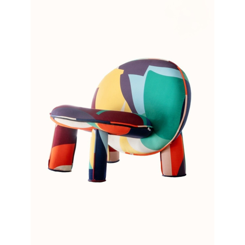Dino Armchair ARHIVE FABRIC Sonia Delaunay ShishkaProject