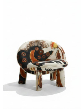 Dino armchair — Black Beast Edition (Maria Prymachenko, 1936)