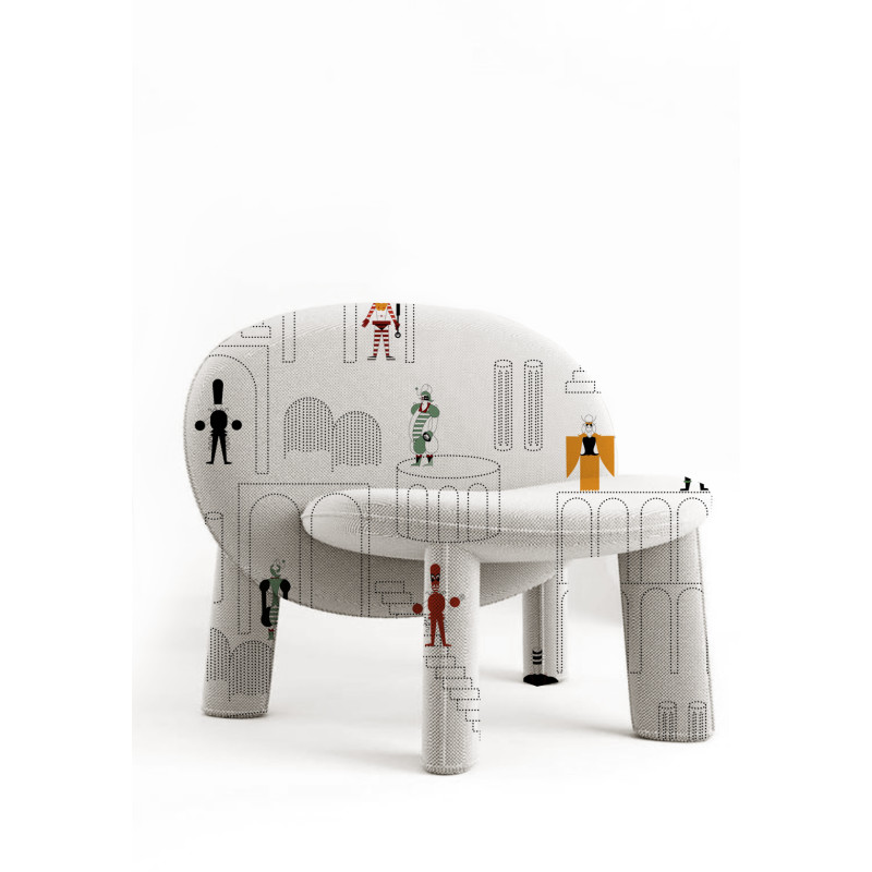 Dino Armchair ARHIVE FABRIC ANATOLIY PETRYCKYI 1 ShishkaProject