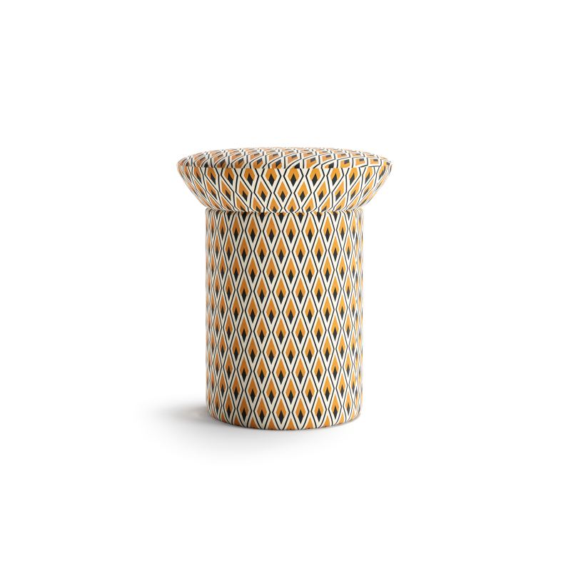 Pouf Screw 081 ARHIVE FABRIC OLEKSANDR SAENKO ShishkaProject