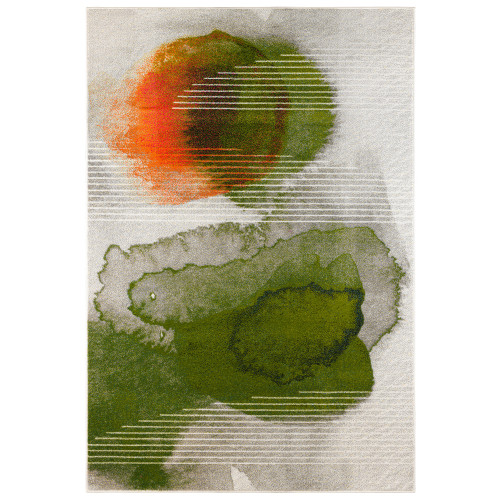 Glitch Green Rug