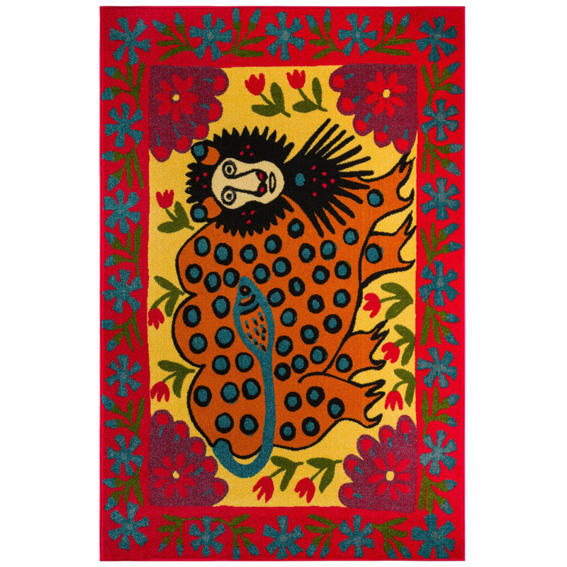 Polissya Beast Rug (Maria Prymachenko, 1960s)