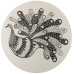 “Seagull in Its Nest” Rug – Monochrome Edition (Maria Prymachenko, 1961)