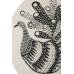“Seagull in Its Nest” Rug – Monochrome Edition (Maria Prymachenko, 1961)