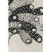 “Seagull in Its Nest” Rug – Monochrome Edition (Maria Prymachenko, 1961)