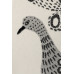 “Seagull in Its Nest” Rug – Monochrome Edition (Maria Prymachenko, 1961)